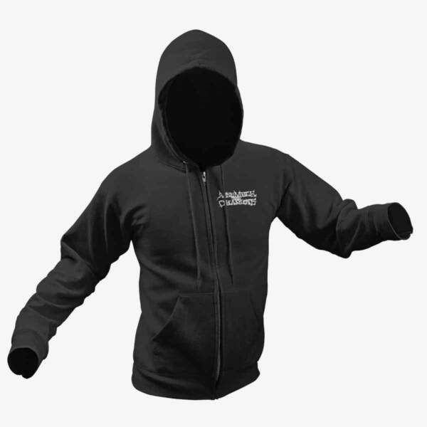 Assemble the Chariots Zip Hoodie, Assemble the Chariots Logo Black Zipper Hoodie