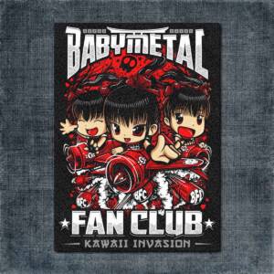 Baby Metal Back Patch, Baby Metal - Fan Club Big Back Patch, 29x40