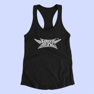 Baby Metal Tank Top, BabyMetal Band Logo Black Tank Top Shirt