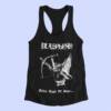 Blasphemy Tank Top, Blasphemy Fallen Angel of Doom Black Tank Top Shirt