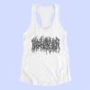 Blood Incantation Tank Top, Blood Incantation Band Logo White Tank Top Shirt