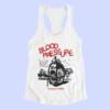 Blood Pressure Tank Top, Blood Pressure Surrounded White Tank Top Shirt, Hardcore Punk Merchandise