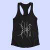 Blot Tank Top, Blot Band Logo Black Tank Top Shirt, Black Metal Merchandise