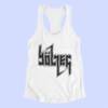 Bölzer Tank Top, Bölzer Band Logo White Tank Top Shirt