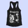 Brujeria Tank Top, Brujeria Pocho Aztlan Black Tank Top Shirt