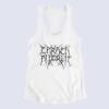 Carach Angren Tank Top, Carach Angren Band Logo White Tank Top Shirt