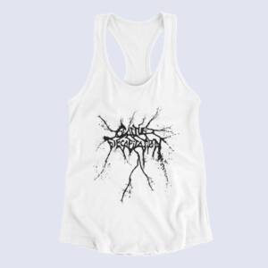 Cattle Decapitation Tank Top, Cattle Decapitation Band Logo White Tank Top Shirt