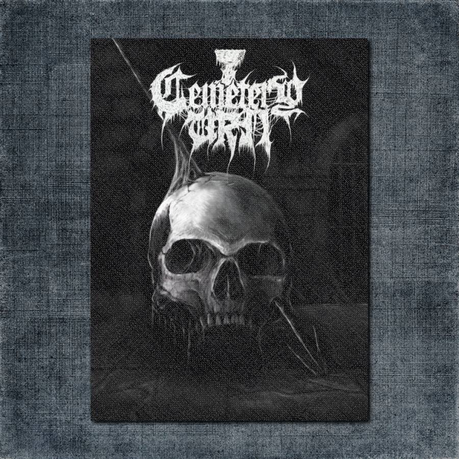 Cemetery Urn Back Patch, Cemetery Urn, Cemetery Urn Big Back Patch