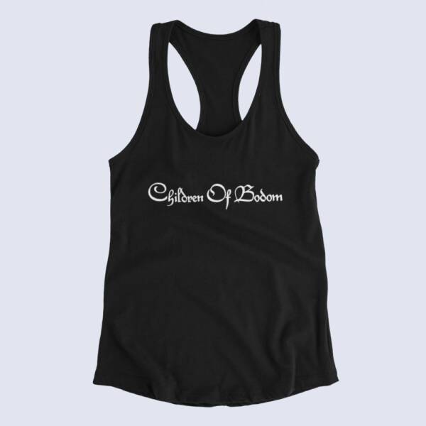 Children of Bodom Tank Top, Children of Bodom Band Logo Black Tank Top Shirt, Melodic Death Metal Merchandise