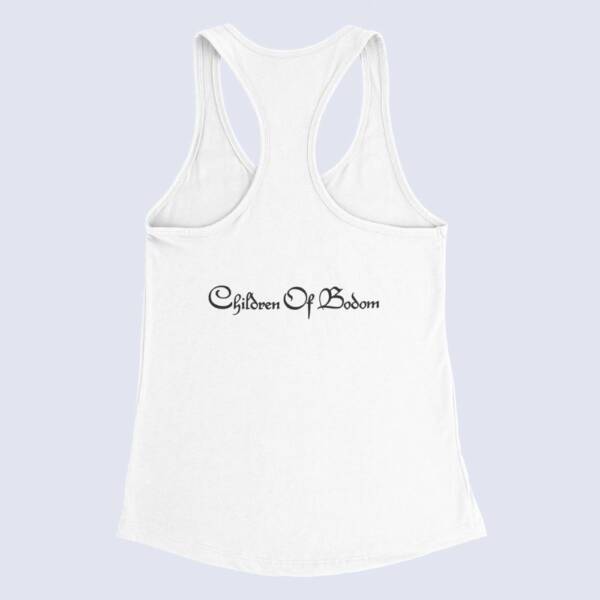 Children of Bodom Tank Top, Children of Bodom Band Logo White Tank Top Shirt