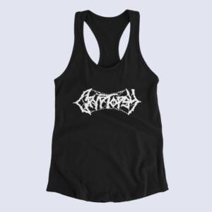 Cryptopsy Tank Top, Cryptopsy Band Logo Black Tank Top Shirt, Technical Death Metal Merchandise
