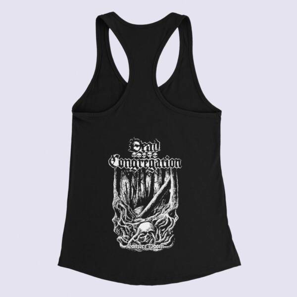 Dead Congregation Tank Top, Dead Congregation Sombre Doom Black Tank Top Shirt