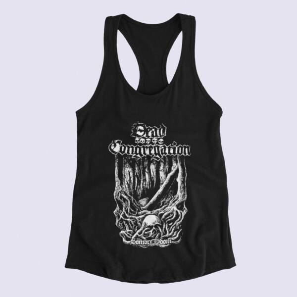 Dead Congregation Tank Top, Dead Congregation Sombre Doom Black Tank Top Shirt
