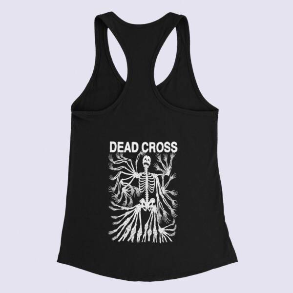 Dead Cross Tank Top, Dead Cross Artwork Black Tank Top Shirt, Thrash Metal Merchandise - Image 2