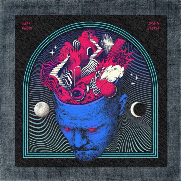 Deaf Proof Back Patch, Deaf Proof - Brain Utopia Big Back Patch