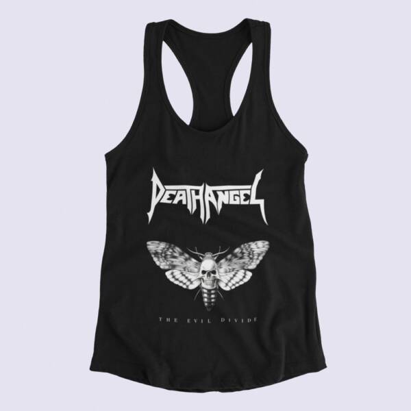 Death Angel Tank Top, Death Angel The Evil Divide Black Tank Top Shirt, Thrash Metal Merchandise
