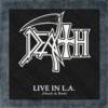 Death Back Patch, Death - Live In LA Big Back Patch