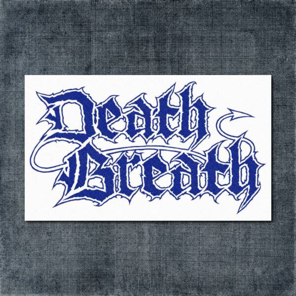 Death Breath Back Patch, Death Breath - Logo White Big Back Patch