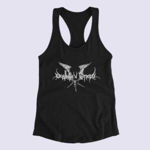 Deathspell Omega Tank Top, Deathspell Omega Band Logo Black Tank Top Shirt, Black Metal Merchandise