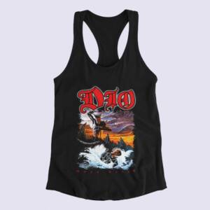 Dio Tank Top, Dio Holy Diver Black Tank Top Shirt, Heavy Metal Merchandise