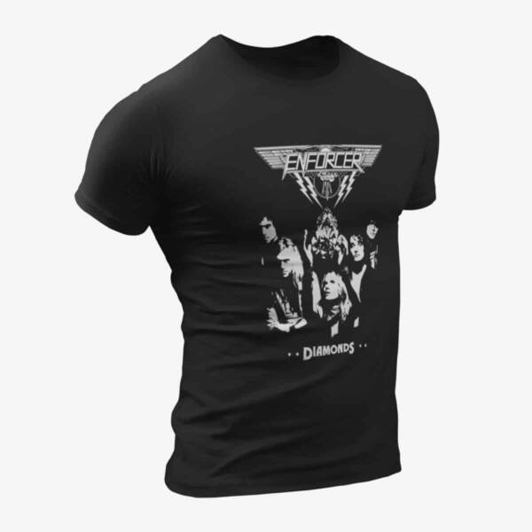 Enforcer T-Shirt, Enforcer Diamonds Black T-Shirt