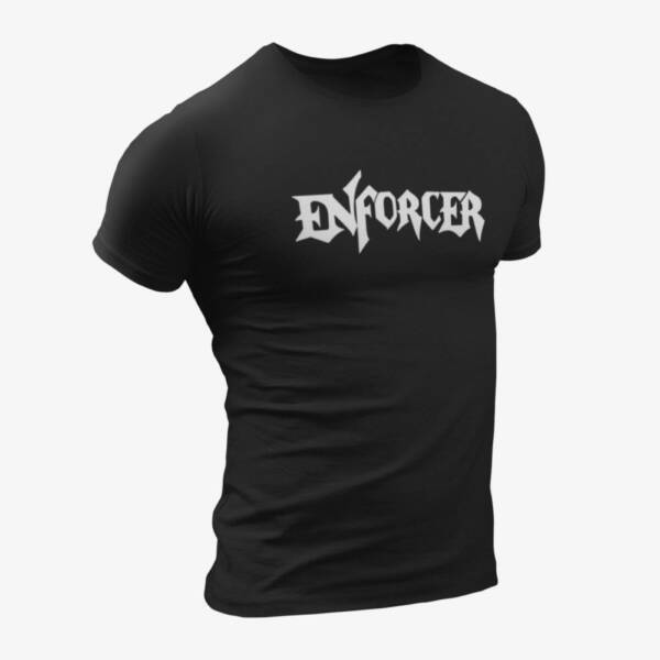 Enforcer T-Shirt, Enforcer Logo Black T-Shirt