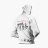 Погань Band White Zip Hoodie, Experimental Progressive Metal Merchandise