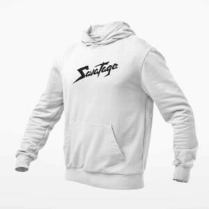 Savatage Hoodie, Savatage Logo White Hoodie