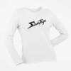 Savatage Long Sleeve T-Shirt, Savatage Logo White Long Sleeve T-Shirt