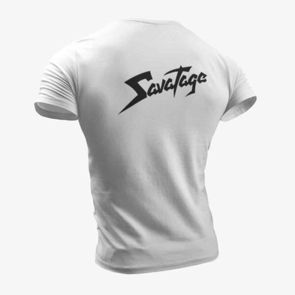 Savatage T-Shirt, Savatage Logo White T-Shirt