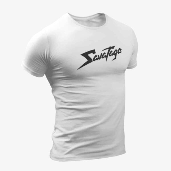 Savatage T-Shirt, Savatage Logo White T-Shirt
