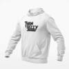 Thin Lizzy Hoodie, Thin Lizzy Logo White Hoodie