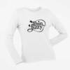 Thin Lizzy Long Sleeve T-Shirt, Thin Lizzy Old Logo White Long Sleeve T-Shirt
