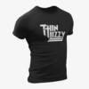Thin Lizzy T-Shirt, Thin Lizzy Logo Black T-Shirt