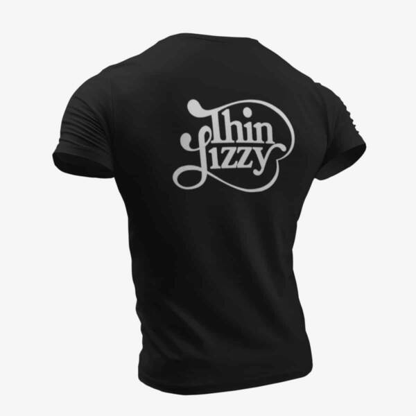Thin Lizzy T-Shirt, Thin Lizzy Old Logo Black T-Shirt