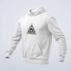 Adema Hoodie, Adema Band Logo White Hoodie, Alternative Rock Merchandise