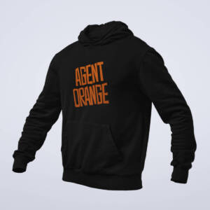 Agent Orange Hoodie, Agent Orange Band Logo Black Hoodie, Hard Rock Merchandise