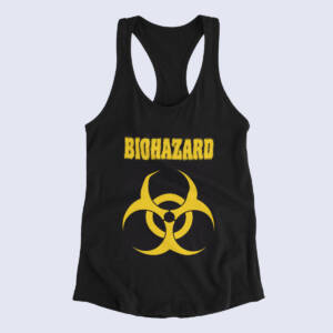 Biohazard Tank Top, Biohazard Band Logo Black Tank Top Shirt, Thrash Metal Merchandise