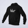 Blur Hoodie, Blur Band Logo Black Hoodie, Alternative Rock Merchandise