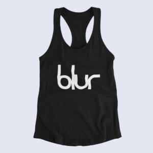 Blur Tank Top, Blur Band Logo Black Tank Top Shirt, Alternative Rock Merchandise