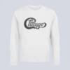 Chicago Longsleeve T-Shirt, Chicago Band Logo White Long Sleeve, Soft Rock Merchandise