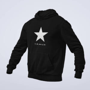 David Bowie Hoodie, David Bowie Blackstar Black Hoodie, Electronic Rock Merchandise