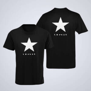 David Bowie T-Shirt, David Bowie Blackstar Black T-Shirt, Electronic Rock Merchandise