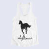 Deftones Tank Top, Deftones Band Logo White Tank Top Shirt, Alternative Metal Merchandise