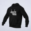 Depeche Mode Hoodie, Depeche Mode Band Logo Black Hoodie, Alternative Rock Merchandise