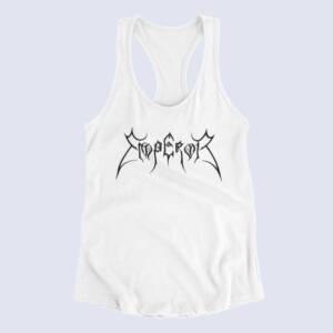 Emperor Tank Top, Emperor Band Logo White Tank Top Shirt, Death Metal Merchandise