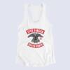 Five Finger Death Punch Back Tank Top, 5FDP Band Logo White Tank Top Shirt, Metalcore Merchandise