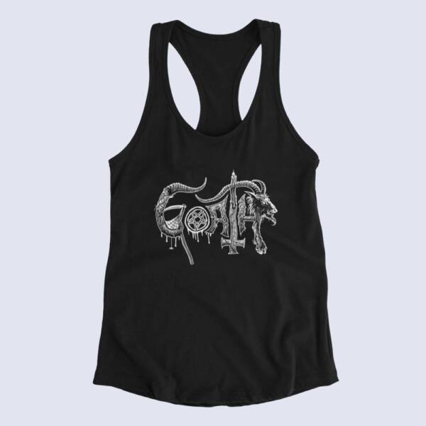 Goath Tank Top, Goath Band Logo Black Tank Top Shirt, Death Metal Merchandise