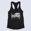 Goatmoon Tank Top, Goatmoon Band Logo Black Tank Top Shirt, Black Metal Merchandise
