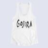 Gojira Tank Top, Gojira Band Logo White Tank Top Shirt, Progresive Metal Merchandise